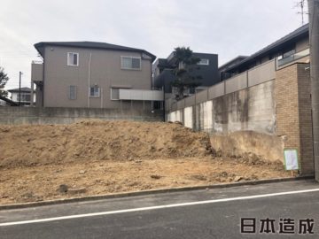 愛知県日進市H様邸の造成擁壁工事が完了しました！　日本造成